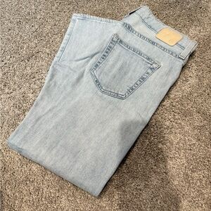 AG Adriano Goldschmied Light Wash Straight Jeans